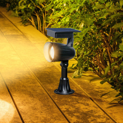 Luxzone Aluminium LED Solar Pathway Light - 35cm - 60 Lumens