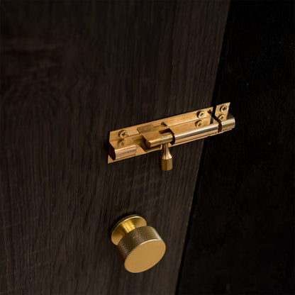 Taskmaster Barrel Bolt - 75mm - Polished Brass