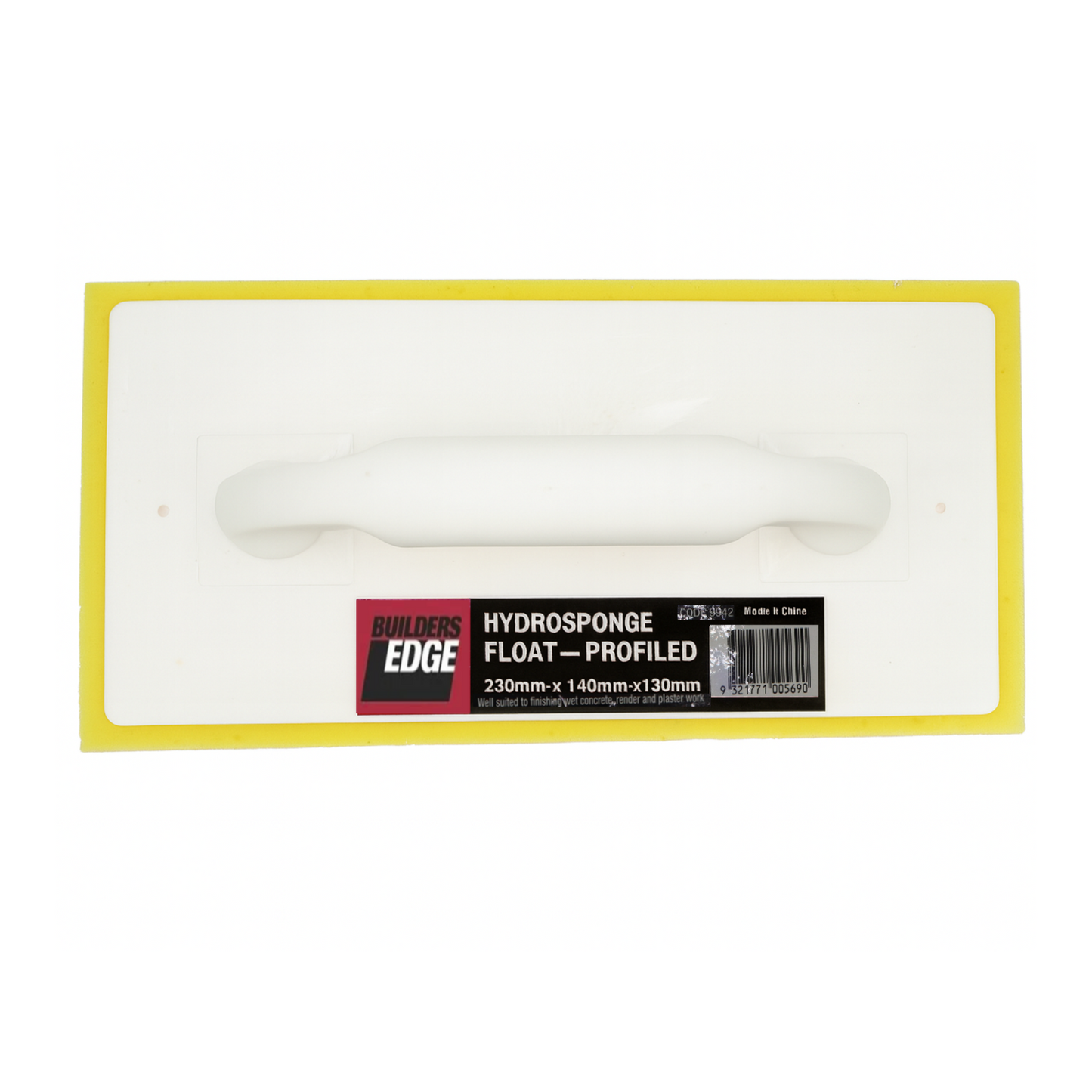 Builders Edge Hydro Sponge Float - 280mm x 140mm x 130mm