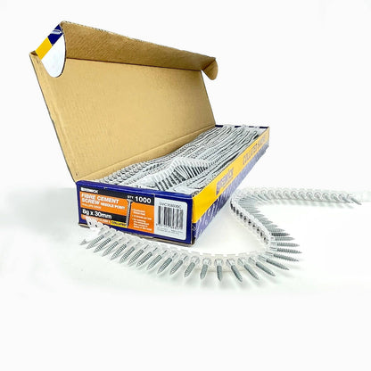 Bremick Collated Screw - 8g x 30mm - 1000 Pack