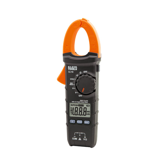 Klein Tools Auto Ranging Digital Clamp Meter - 600V - CL110