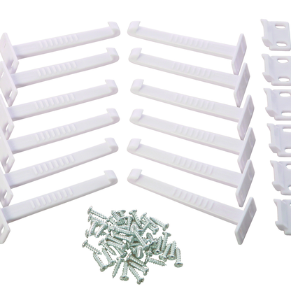 Dreambaby Child Safety Catch - 17mm x 85mm - PP - Easy Access - 12 Pack
