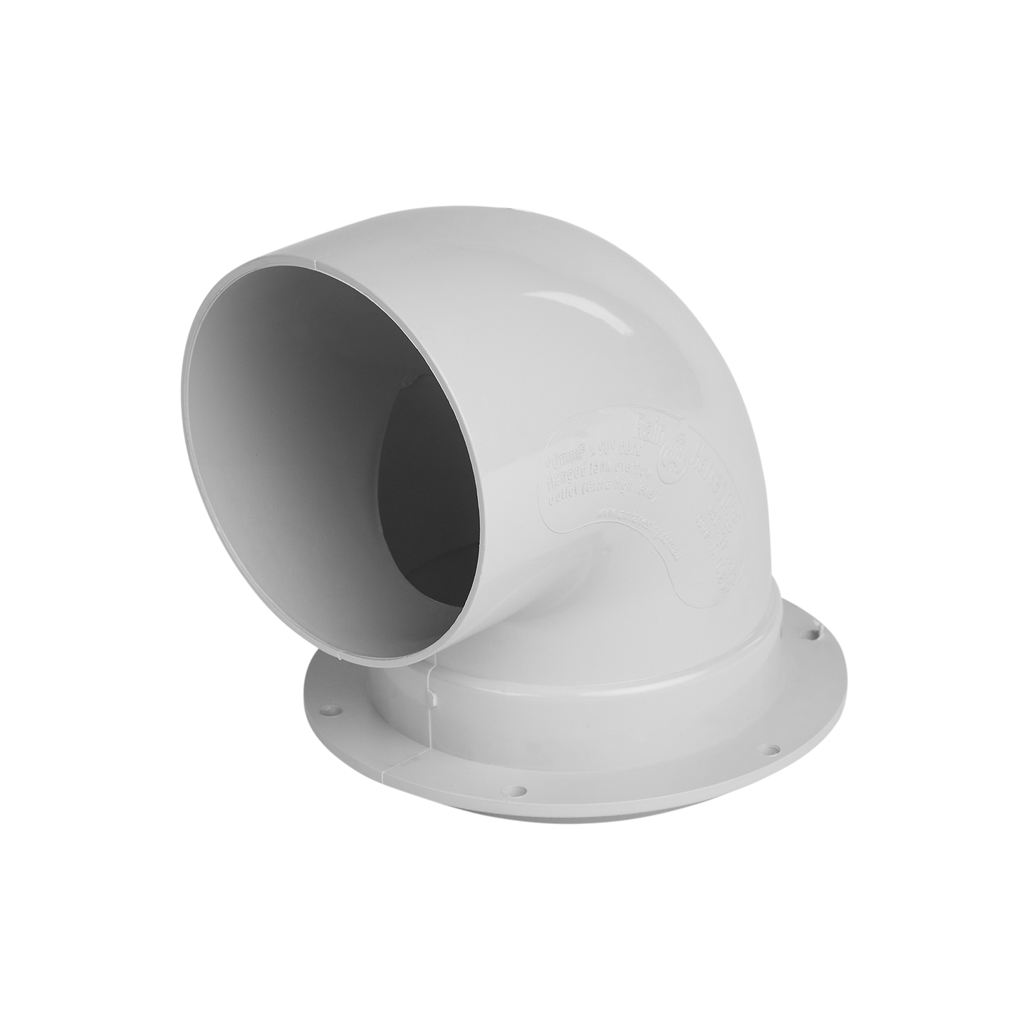 Rain Harvesting Flanged Tank Overflow - 90mm