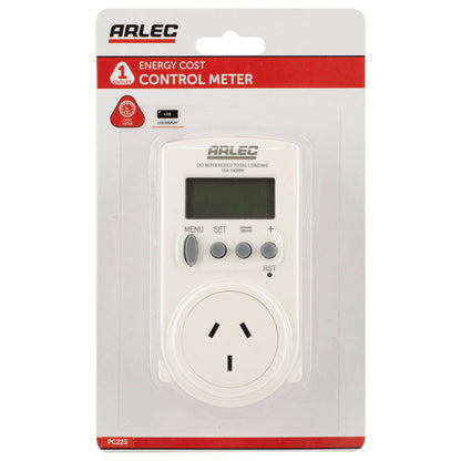 Arlec Energy Cost Electrical Meter
