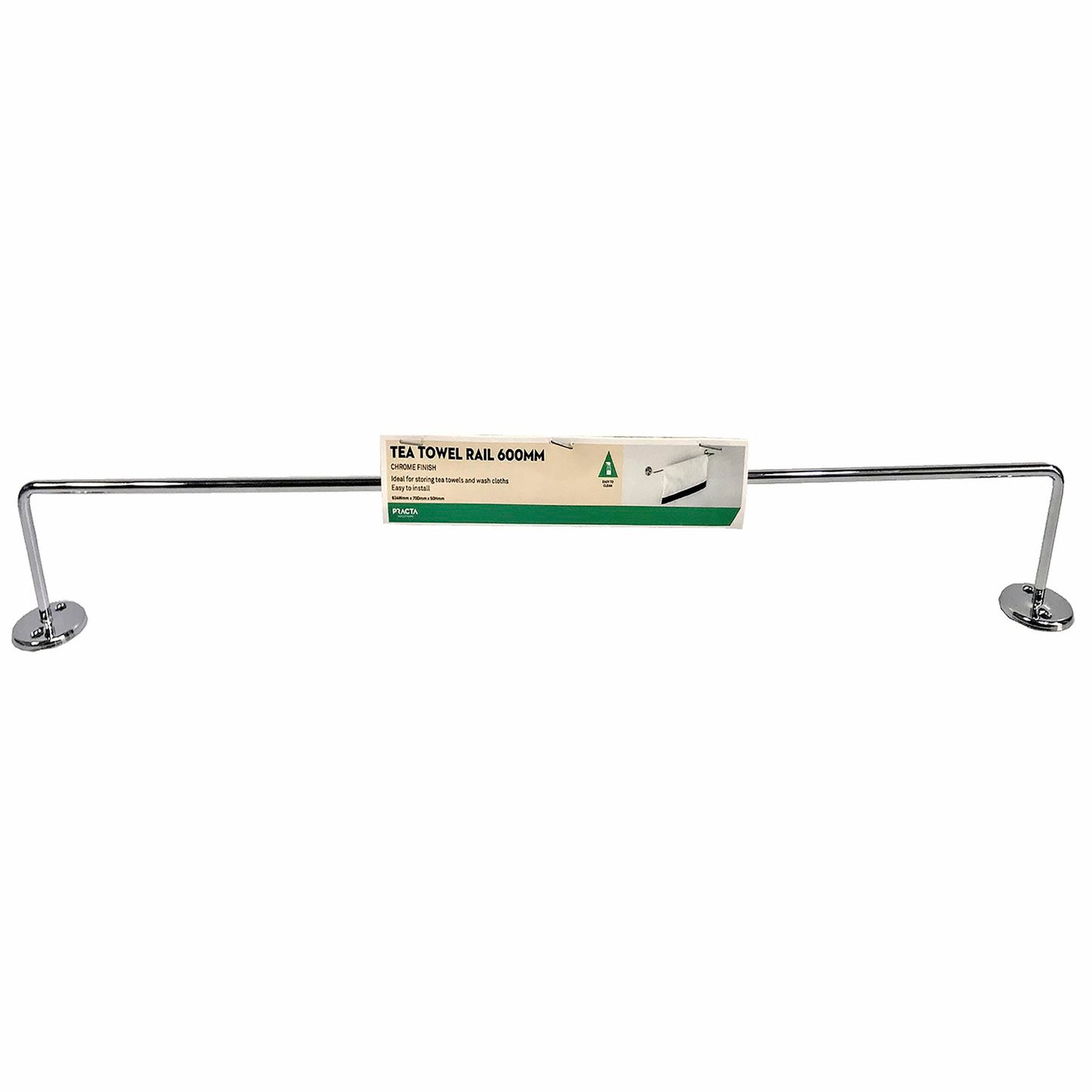 Practa Solutions Tea Towel Rail - 600mm - Chrome