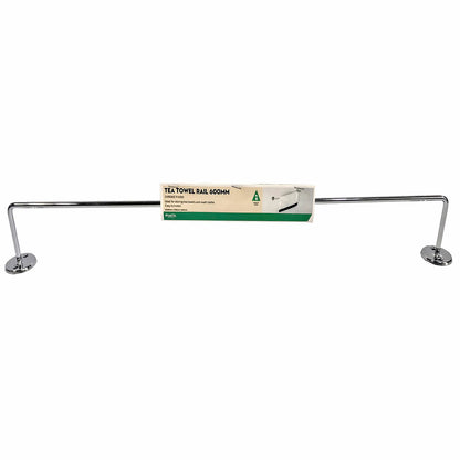 Practa Solutions Tea Towel Rail - 600mm - Chrome