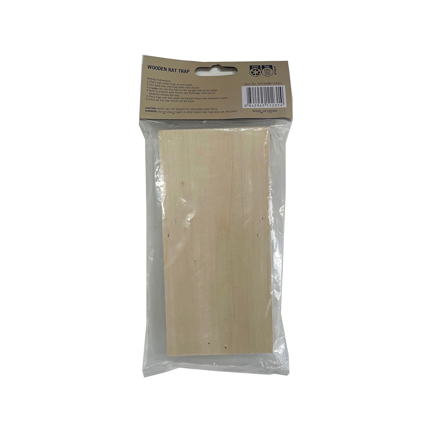 Wooden Rat Trap - 80 x 170mm