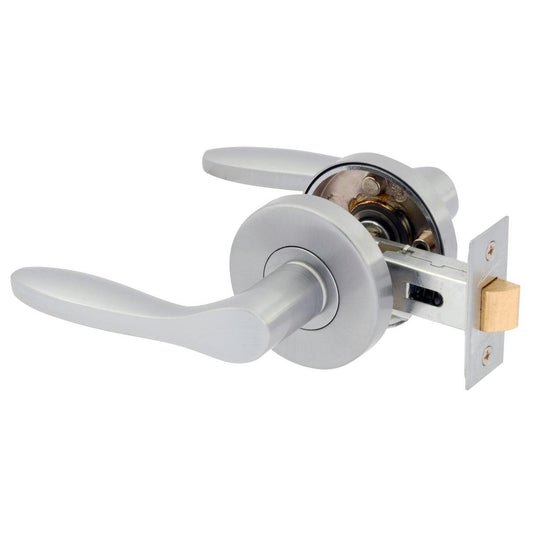 Gainsborough Satin Chrome G4 Series Carla Passage Leverset 63mm Zinc