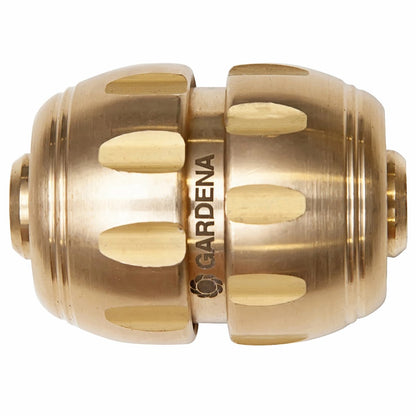 Gardena Brass Hose Joiner 13mm Solid Brass Leak-Free Connection