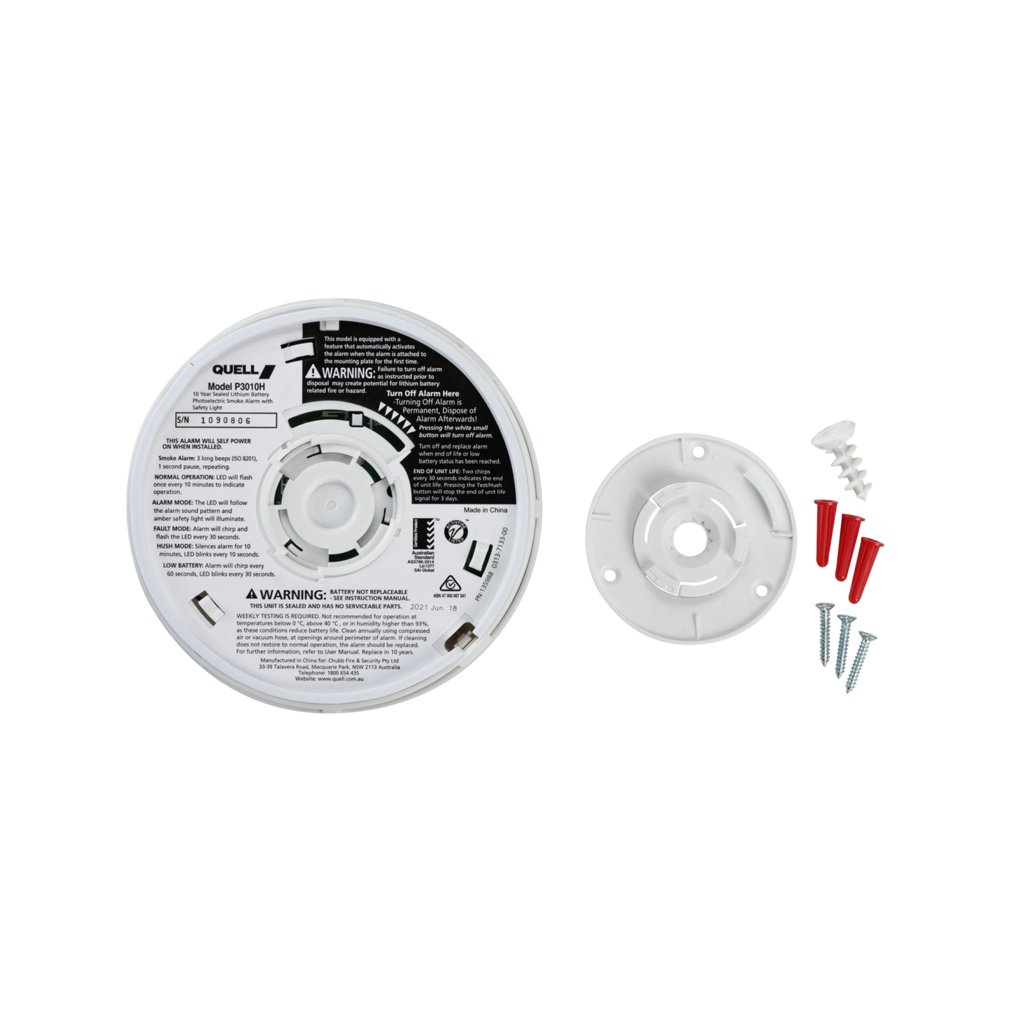 Quell Photoelectric Alarm - 130mm