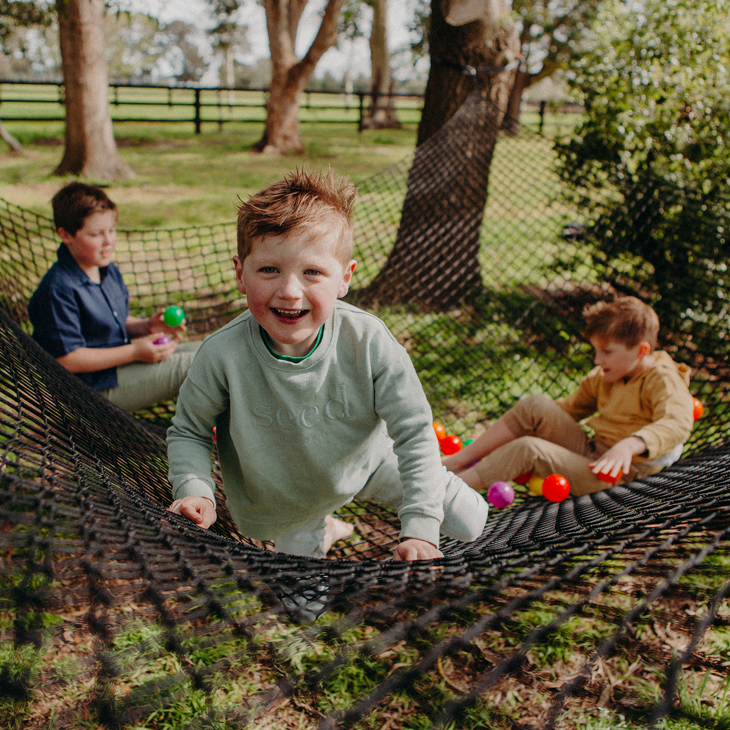 Swing Slide Climb Heavy Duty Super Net - 2980 x 2980mm