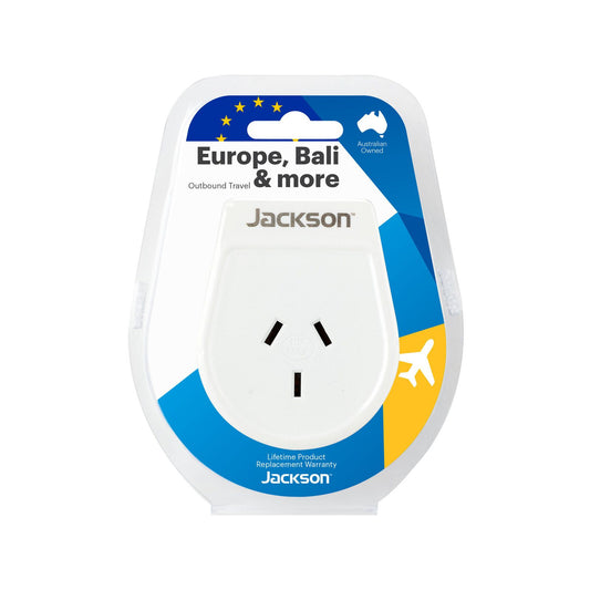 Jackson Outbound Travel Adaptor - Europe, Bali & More