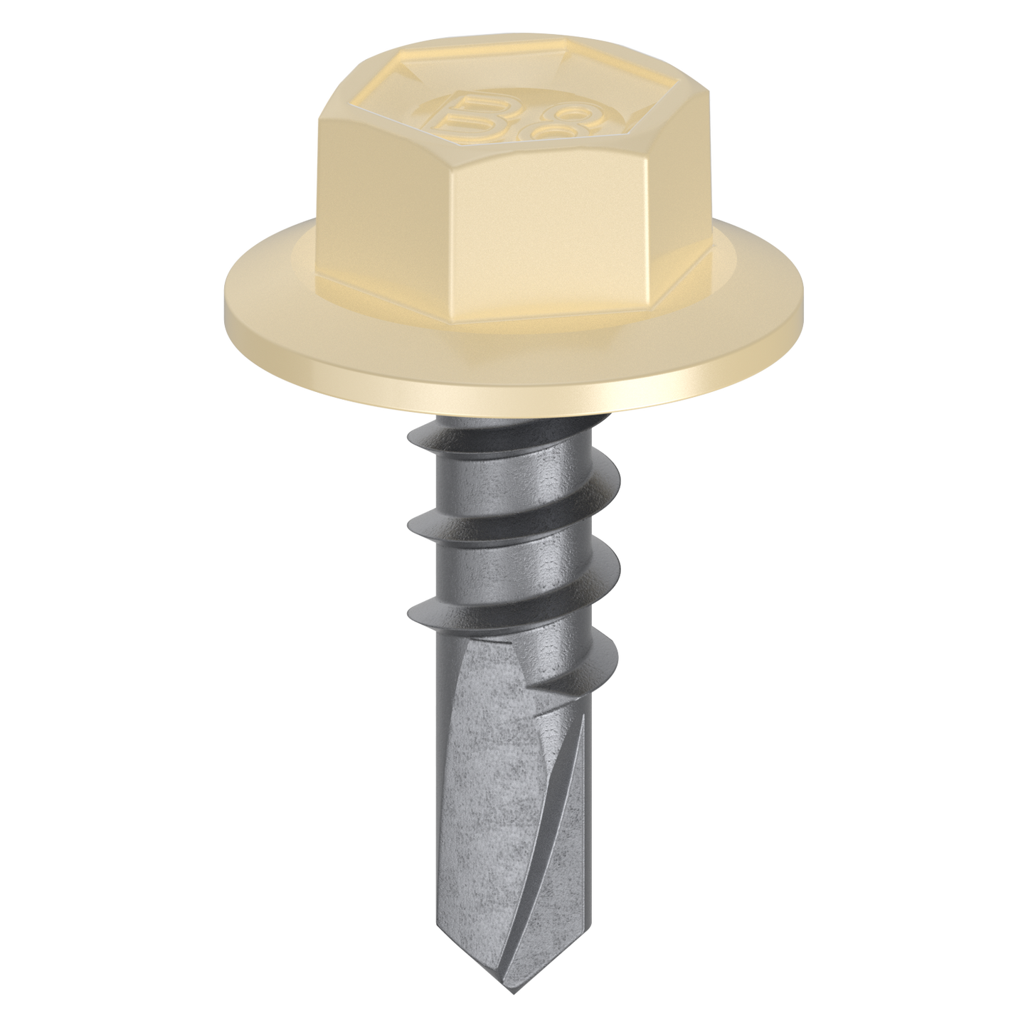 Bremick Metal Hex Screw - 10g x 16mm - B8 - 100 Pack