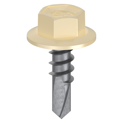 Bremick Metal Hex Screw - 10g x 16mm - B8 - 100 Pack