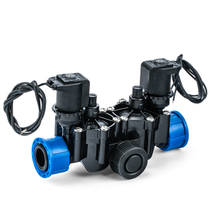 K Rain 25mm Dual Outlet Modular Solenoid Valve - 175LPM Flow Rate