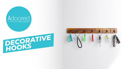 Adoored Rustic Key Rack 7 Hook