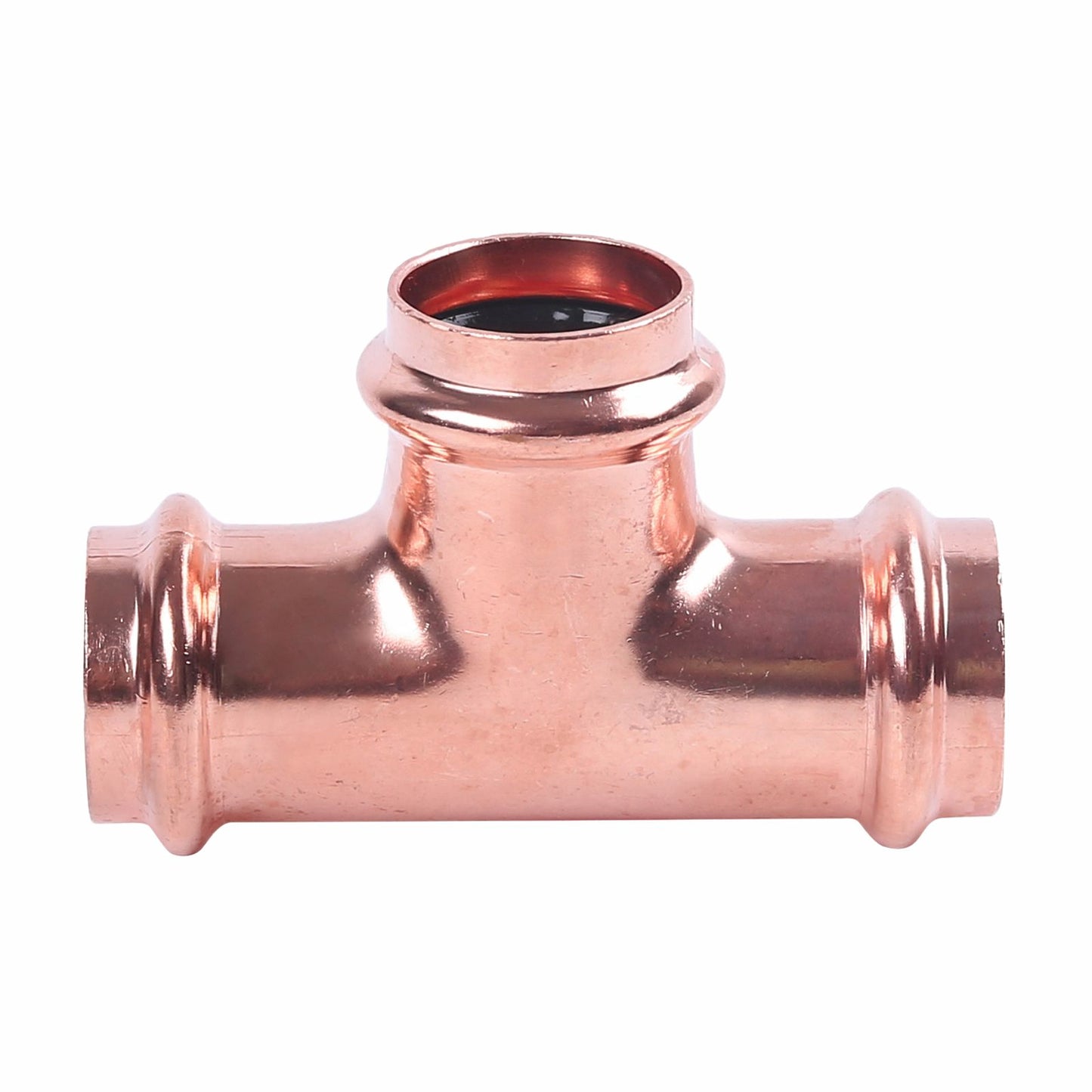 SmarteX Press Equal Tee - 15mm - Copper