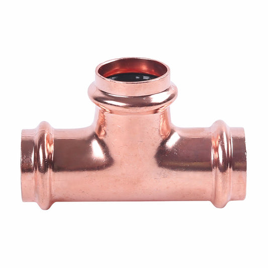 SmarteX Press Equal Tee - 15mm - Copper