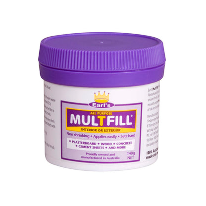 Earl's Multfill Ready to Use Filler - 140g - White