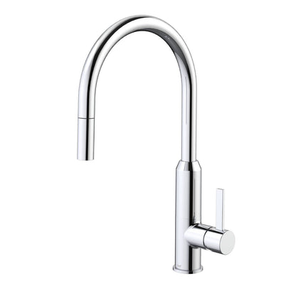 Clark Rated Chrome Lead Free Vixen Retractable Sink Mixer - 143 x 455mm