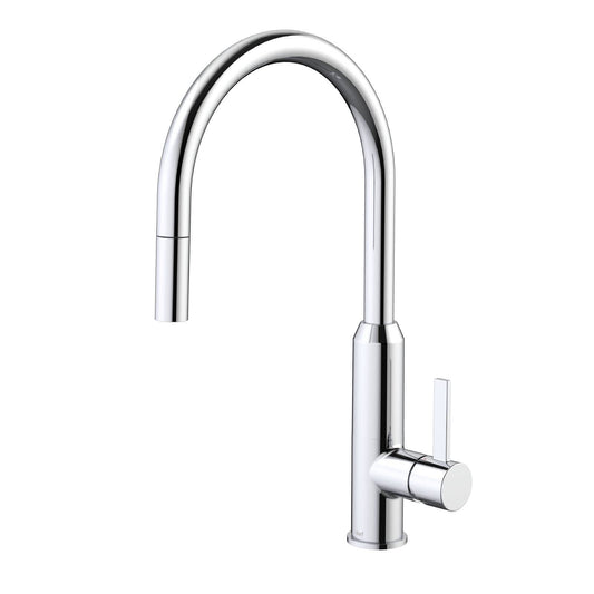 Clark Rated Chrome Lead Free Vixen Retractable Sink Mixer - 143 x 455mm