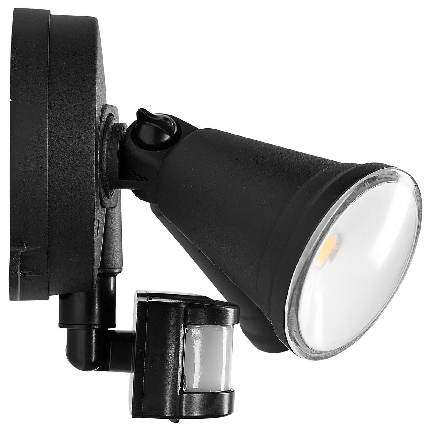 Brilliant Black Lamy DIY Twin Security Light - 330 x 180mm