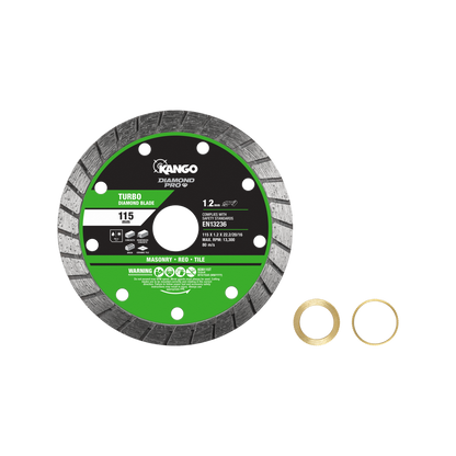 Kango Turbo Diamond Saw Blade - 115mm - Diamond - Fast Cutting