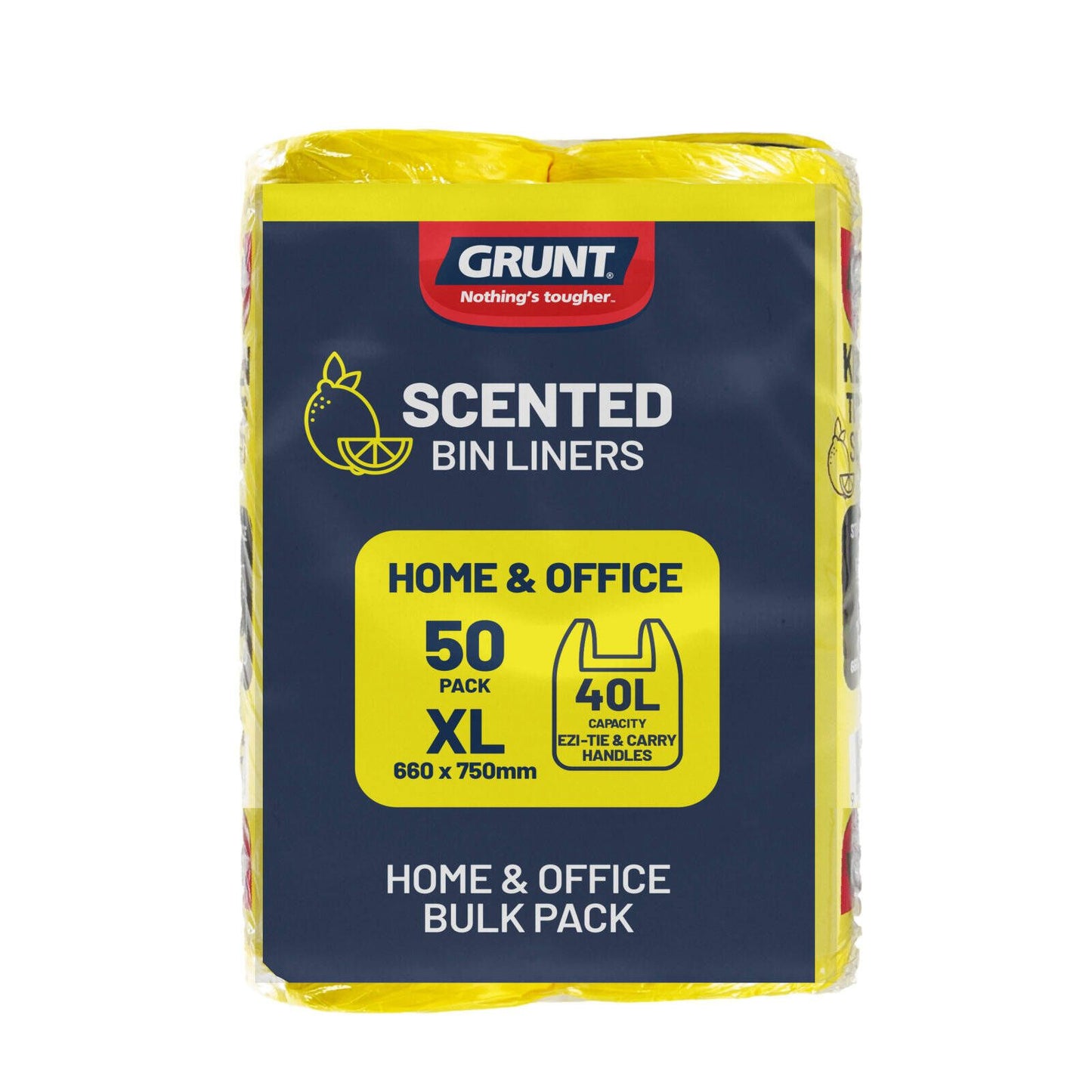 Grunt Kitchen Rubbish Bags - 40L - 50 Pack