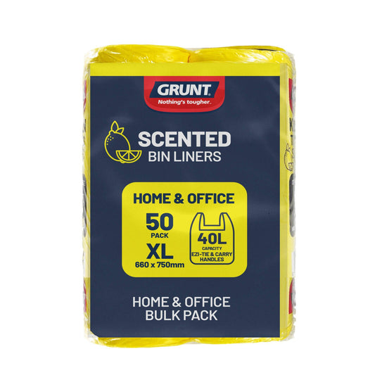 Grunt Kitchen Rubbish Bags - 40L - 50 Pack