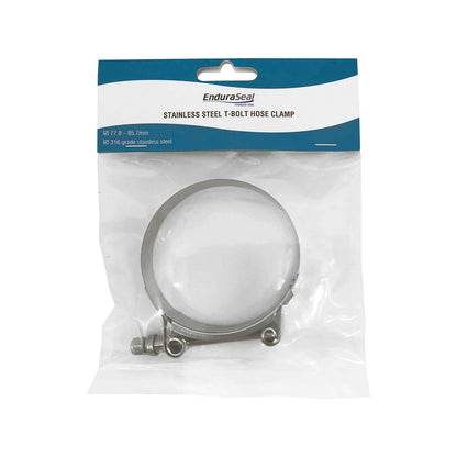 Enduraseal Stainless Steel T Bolt Hose Clamp 78-86mm - Heavy-Duty