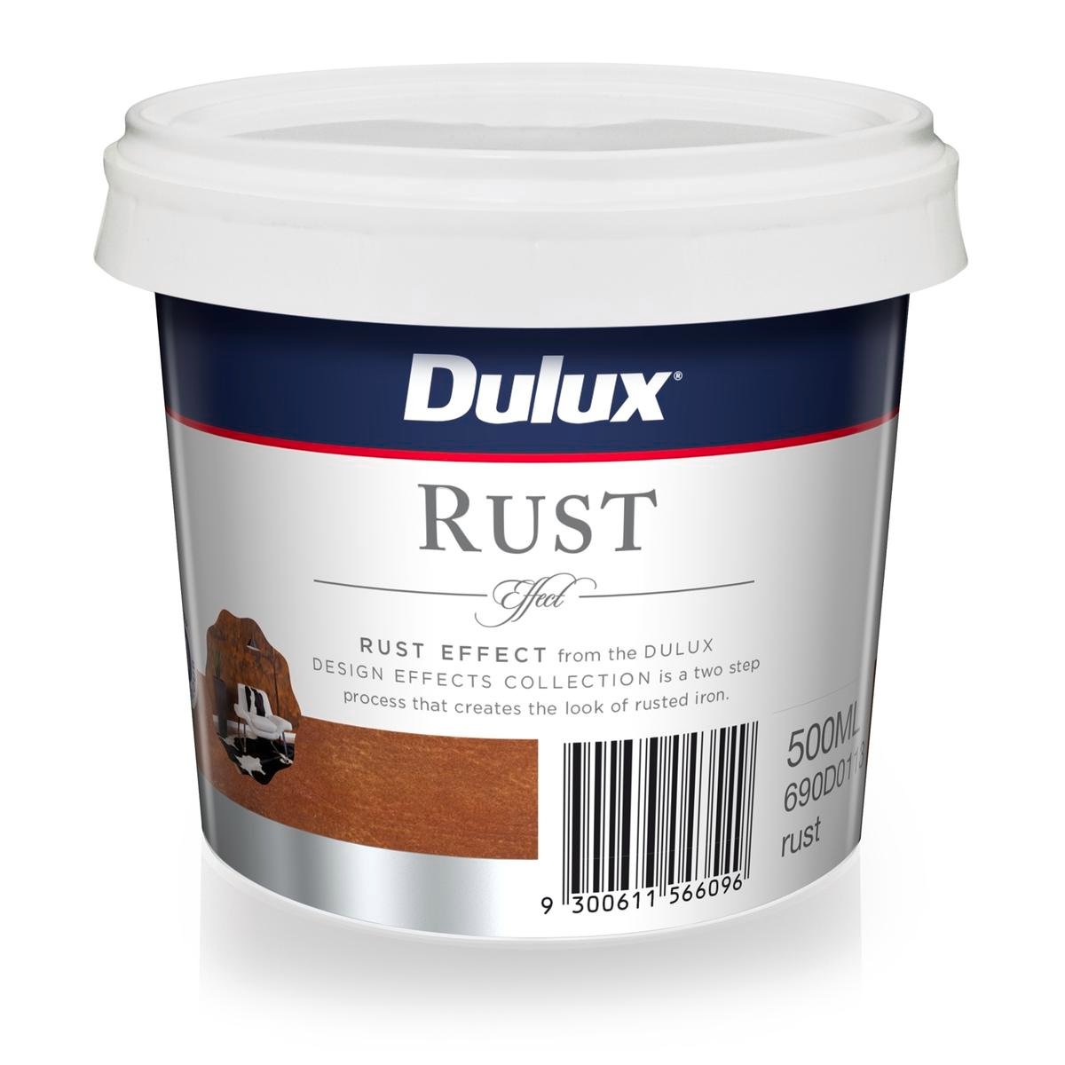 Dulux Design Rust Effect Paint - 500ml - Water Based - Indoor/Outdoor