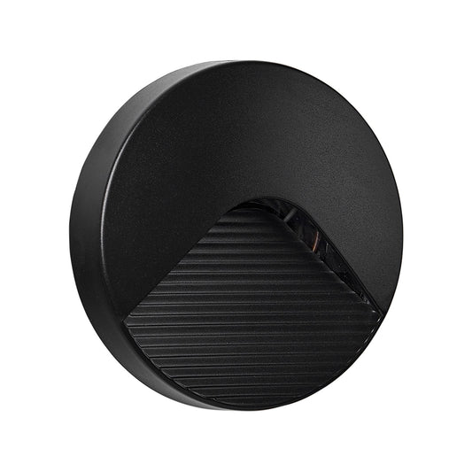 Brilliant Black Sanur Modern Wall and Step Light - 13cm