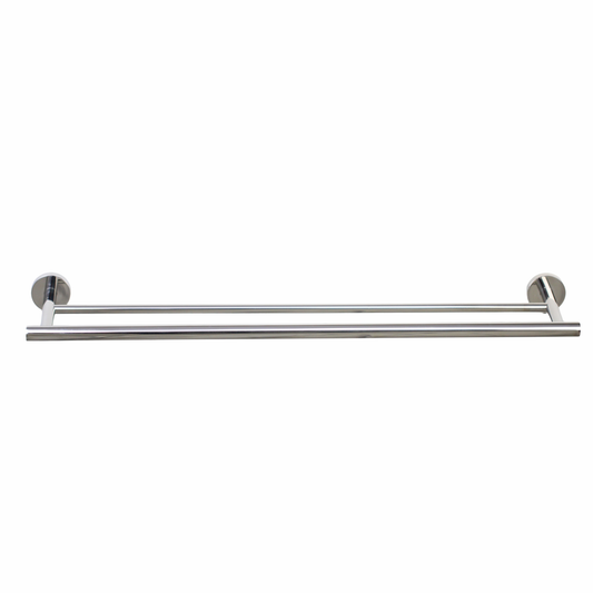 Barelli Toscana Double Towel Bar 90cm Polished Chrome