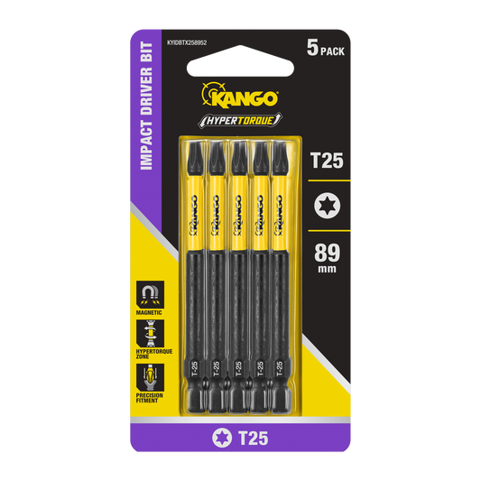 Kango TX25 Impact Driver Bit - 89mm - 5 Pack