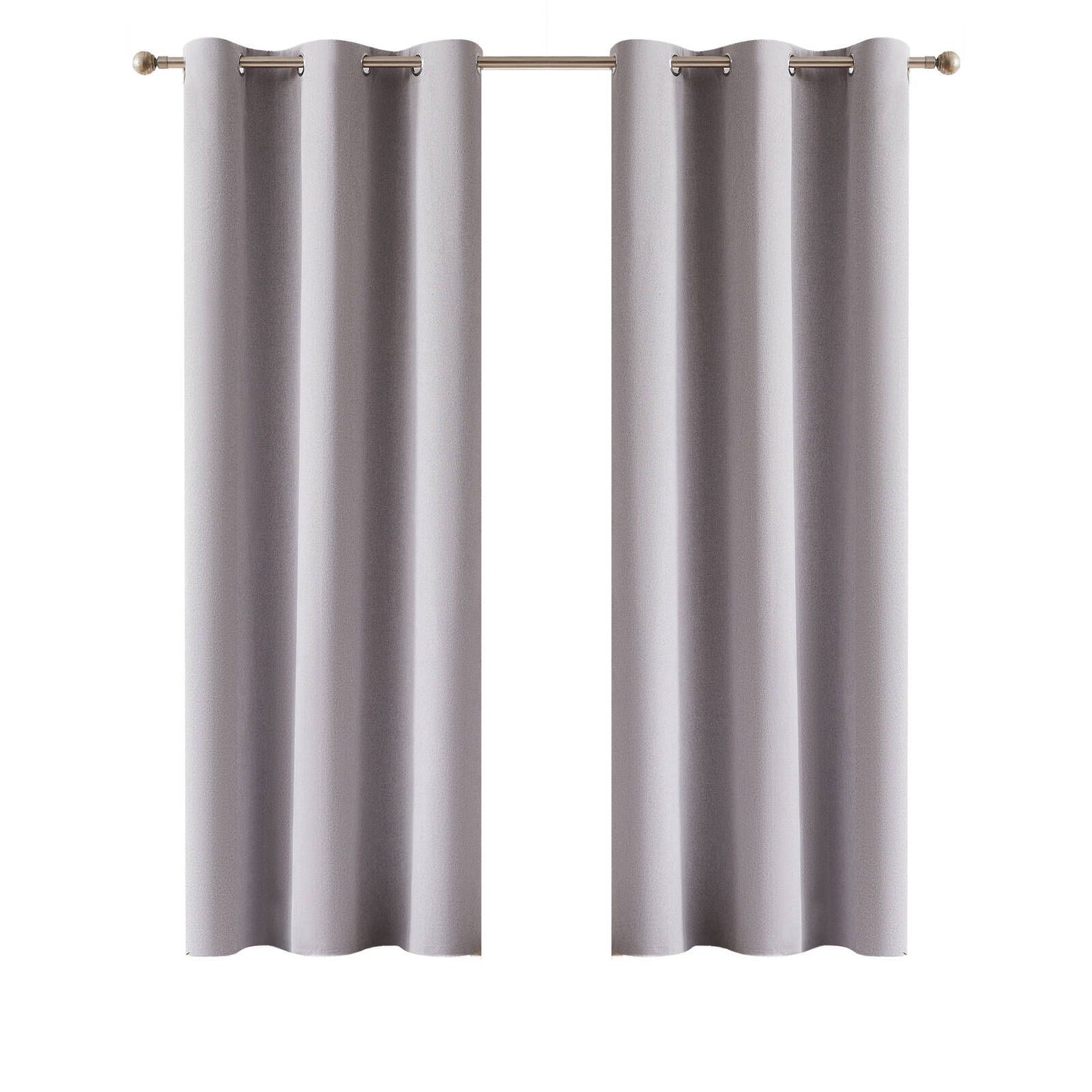 Claremont Ori Eyelet Blockout Curtain - 120 x 223cm - Silver