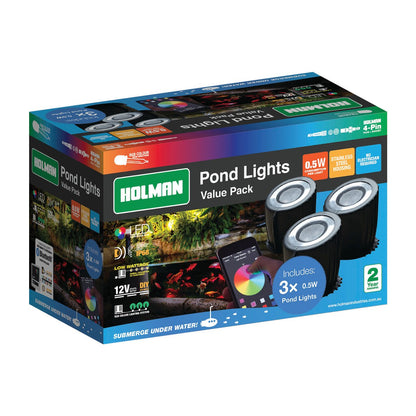 Holman RGB Colour Garden Light Spacer Cable - 2m - Waterproof