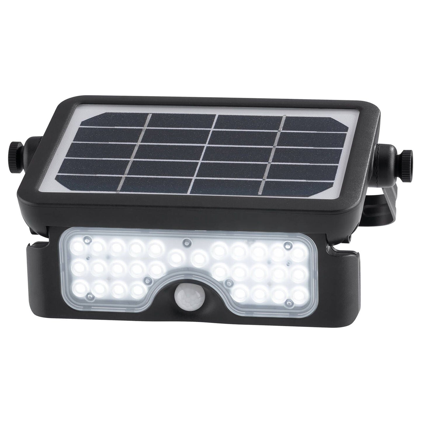 Arlec Solar Powered Sensor LED Floodlight - 7W - 800 Lumens - Black