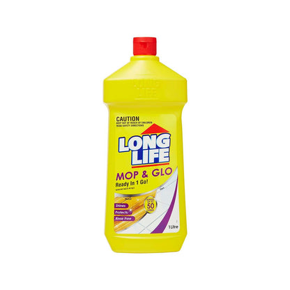 Long Life Mop and Glo Floor Cleaner - 1L - HDPE - No Rinse