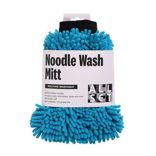 All Set Microfibre Noodle Wash Mitt - Machine Washable