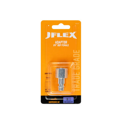 Jflex BSP Female Euro Style Adaptor - 1/4" - 115 CFM