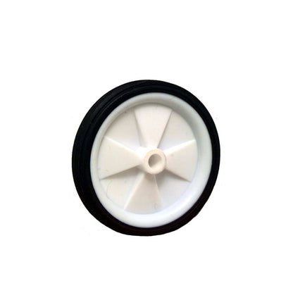Move It 125mm Rubber Tyre - Black - Plastic Centre - Easy Install