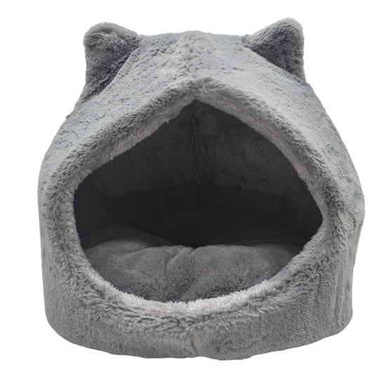 Art Bob Cat Bed Cave - 40cm - Grey
