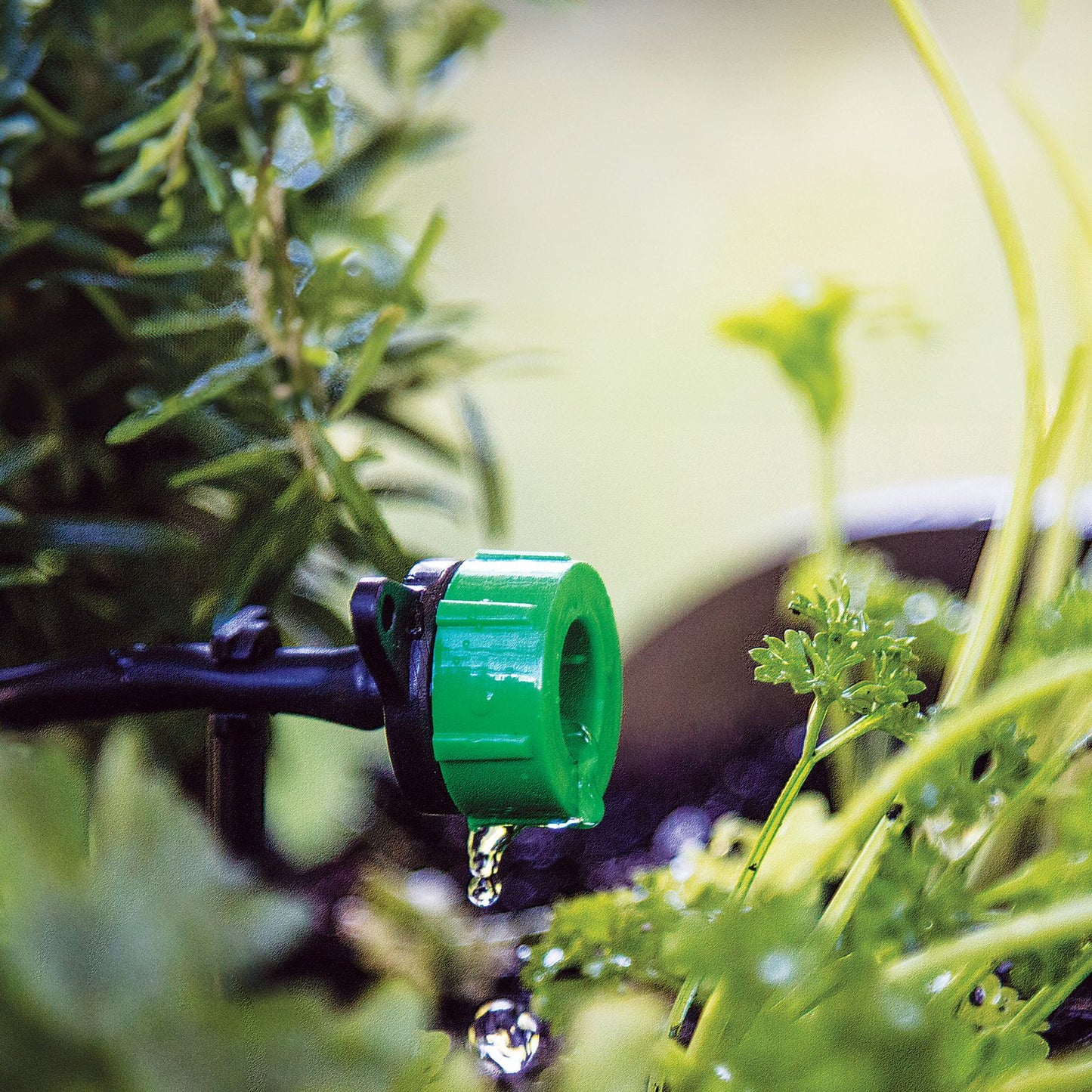 K Rain Adjustable Dripper - 4mm - 4L/hr - 10 Pack - Green - KADJD