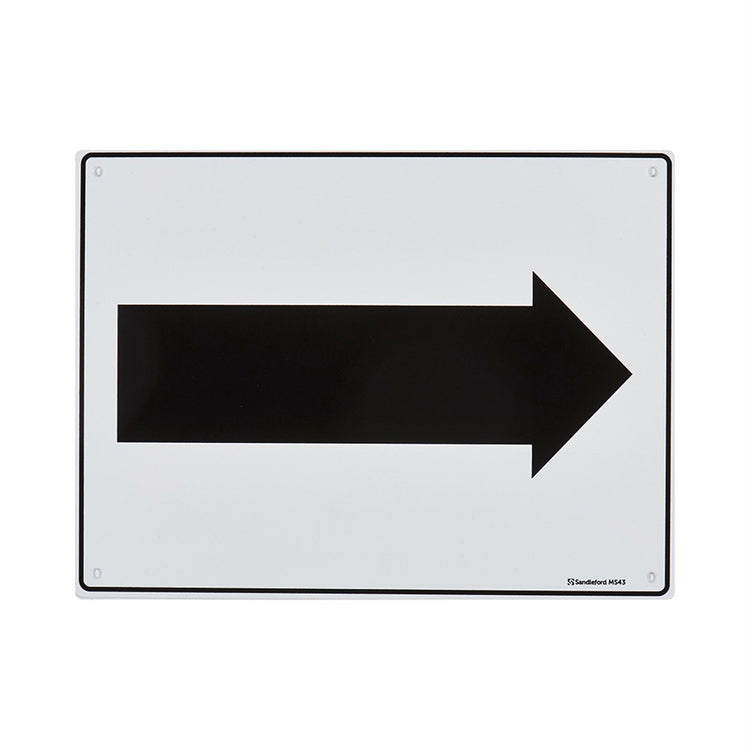 Sandleford Arrow Sign - 300 x 225mm