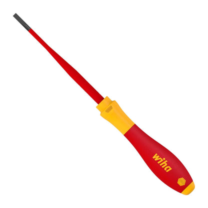 Wiha Slotted Screwdriver - 4.0 x 100mm - Insulated