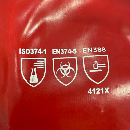 Craftright Long Red PVC Gloves - 45cm