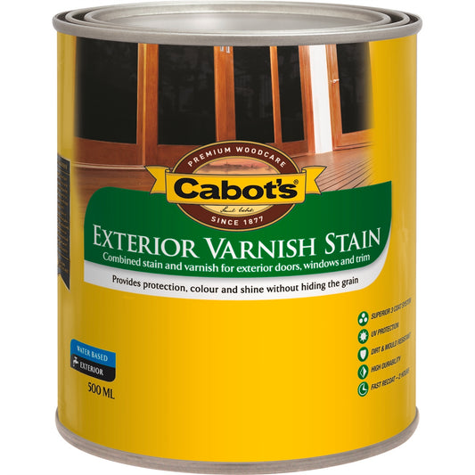 Cabot Exterior Varnish Stain - 500ml