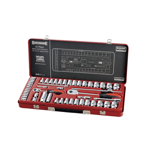 Sidchrome Socket Set - 51 Piece
