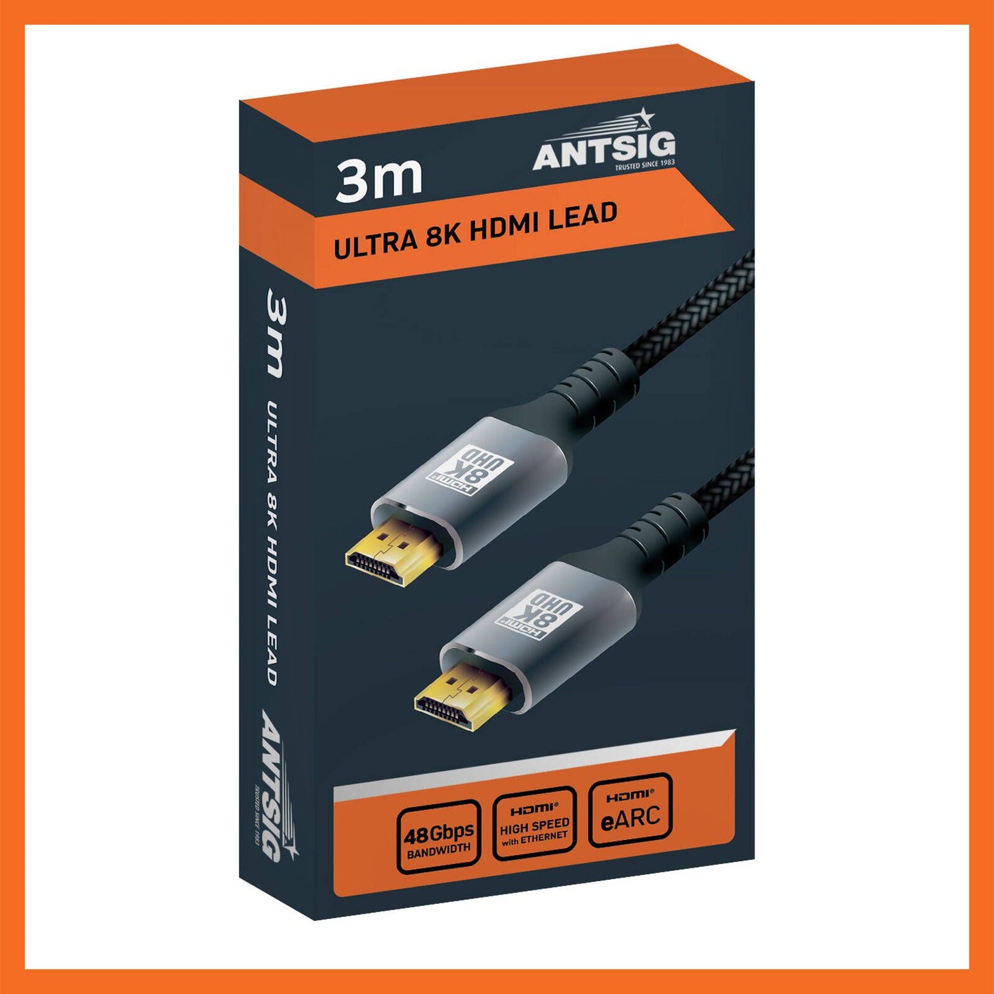 Antsig Ultra 8K HDMI Lead - 3m