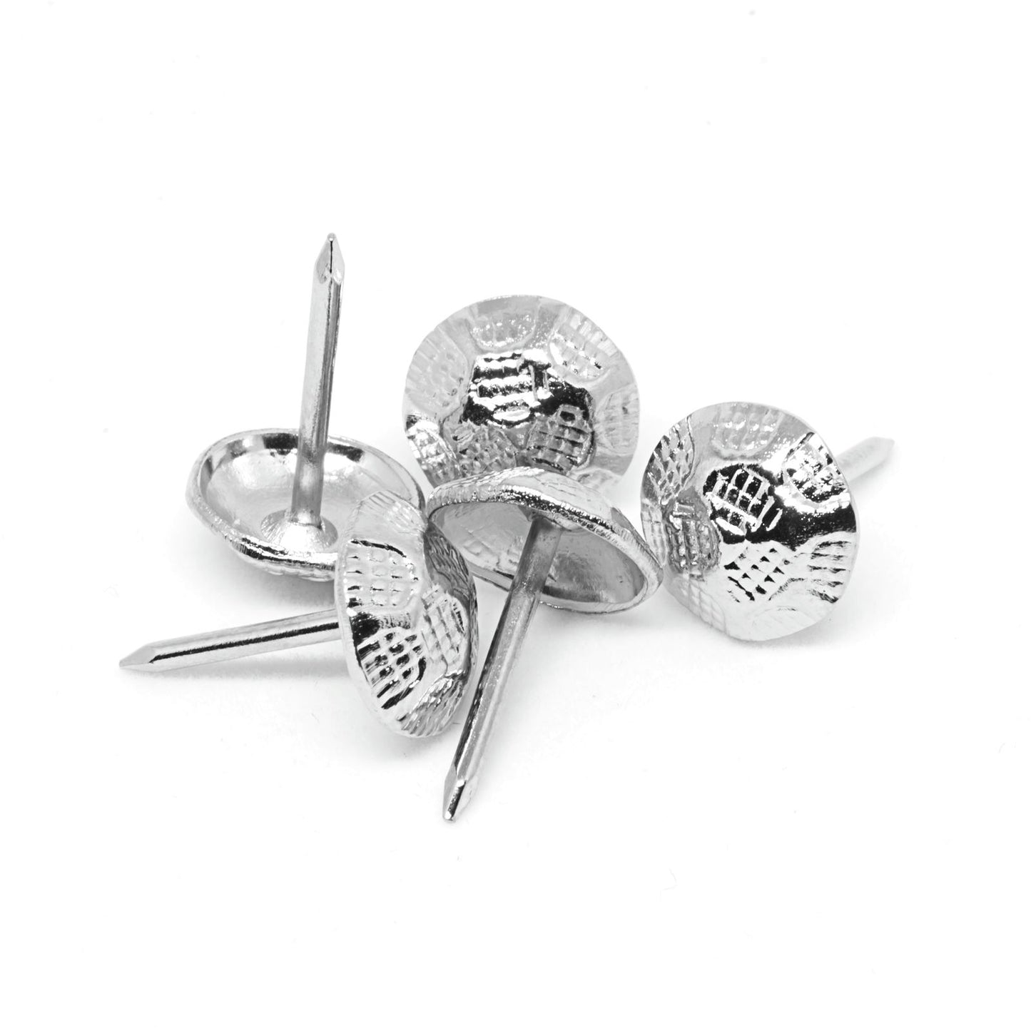 Pinnacle Upholstery Nails - Nickel - 50 Pack